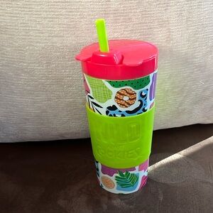 Girl Scout Cookie Sale Travel Tumbler Cup Snack Cup Drink Container space saving